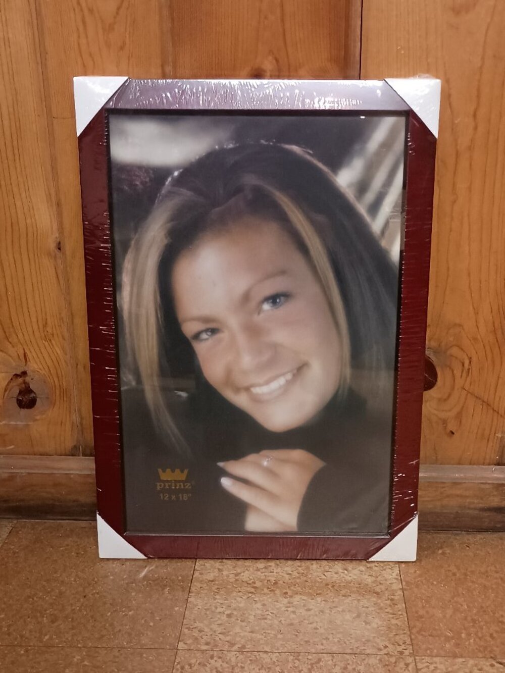 12 x 18 Red Wood Picture Frame New Unused Prinz